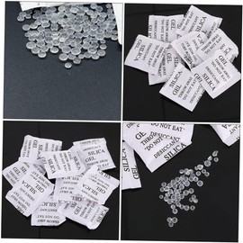 SOLUSTRE 300piezas Paquetes De Gel De Sílice Desecante Ecológicos Para Absorción De Joyas Ropa y Accesorios Protección Rápida y