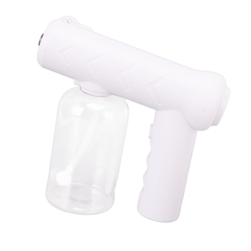 Nano Cleaning Sprayer Rechargeable Blue Light Portable Handheld Alcohol Atomizer