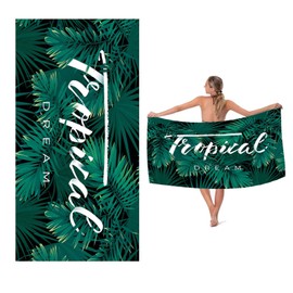 Beach Towel, Oversized Extra Large 180 * 80CM Quick Dry Towel Large Gym Swimming Towel Lightweight Adults Beach Towel Perfect for Travel, Swimming, Holiday