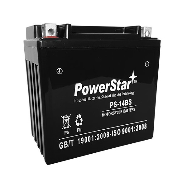PowerStar 14-BS Battery for Honda 300cc TRX FW FourTrax 300 4x4 (1988-2000)