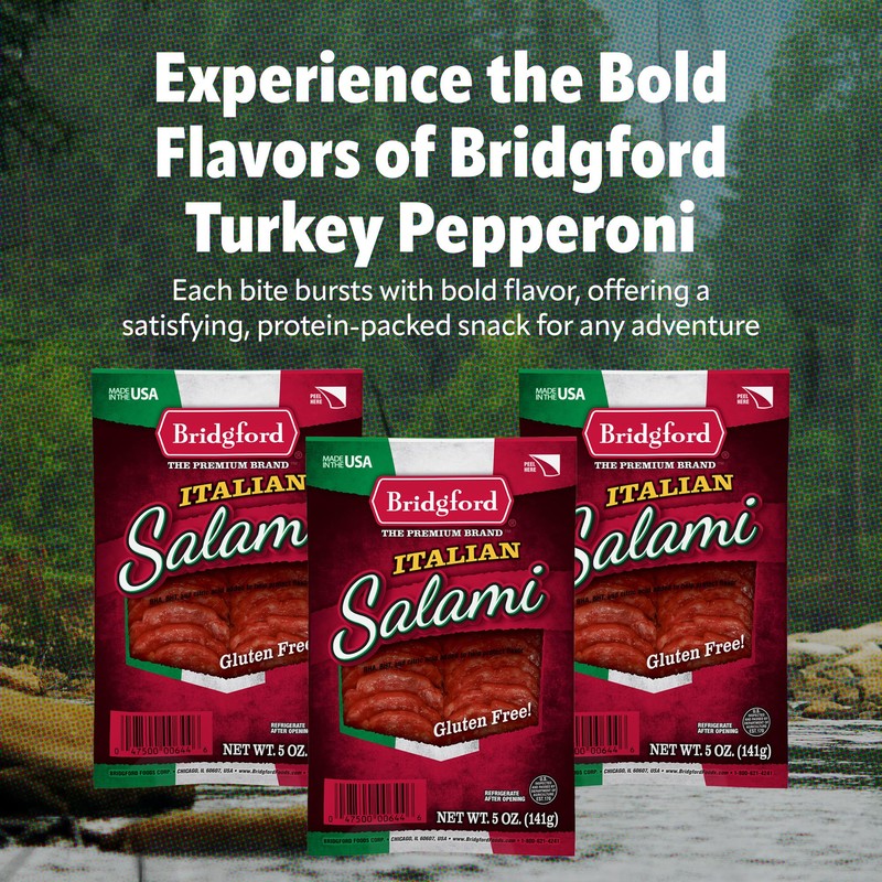 Bridgford Italian Salami 5 oz Pack of 6 - Zero