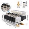 Baomain 4V210-08 DC 24V Single Head 2 Position 5 Way