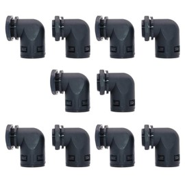 Namvo Corrugated Pipe Connector 90 Degree AD21.2 PG16 Pipe Hose Connector Clamps Pack of 10