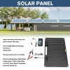 KEPEAK 80W Mono Solar Panel Trickle Battery Charger Kit Maintainer