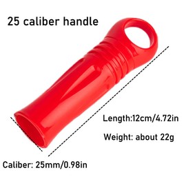 NentMent 4 Pack 25mm / 1inch Broom Handle End Cap Mop Rod Reaching Pole Handle Grip Clothesline Stick Sleeve Replacement Head Grips for Mop Handles Tube Tail Hanger Repair Parts