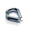 Merriway BH04224 (2 Pcs) Wire Rope Cable Thimble, Galvanised 12