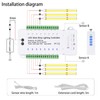 9 Modes LED Motion Sensor Stair Light Controller DC12-24V Speed