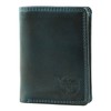 Chiemsee Leather Wallet Petrol, petrol, Modern