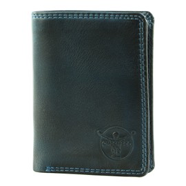 Chiemsee Leather Wallet Petrol, petrol, Modern