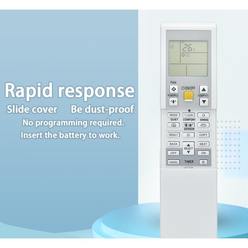 Replacement Remote Control for Daikin AC Air Conditioner ARC452A9 ARC452A10