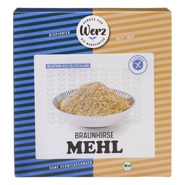 Werz Brown Millet Ground Gluten-Free, Pack of 1 (1 x 500 g Pack), Organic