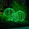 LED Light Ball Indoor-Outdoor Christmas Hanging Tree Globe Light Sphere,