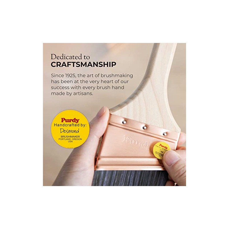Purdy 144152130 Clearcut Series Glide Angular Trim Paint Brush, 3