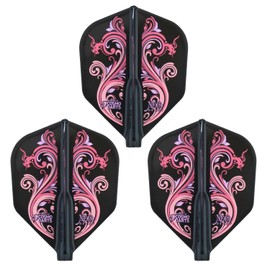 Cosmodarts Fit Flight Air x Shinji Umeda Ver. 2 Flight Shape D Black