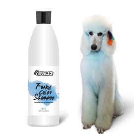 OPAWZ Color Depositing Shampoo for Dogs, Semi-Permanent Dog Hair Dye Coloring Safe Shampoo, Non-Toxic Colorwash Shampoo for Pets (Blue, 16.94 fl.oz / 500mL)
