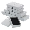 sourcing map 12Pcs Cardboard Jewelry Gift Boxes, 2.6 x 3.3