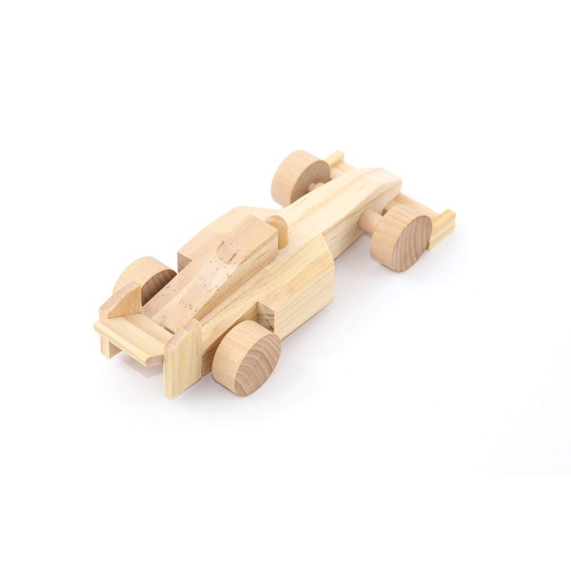 Eduplay Rennauto Set aus Holz zum Basteln