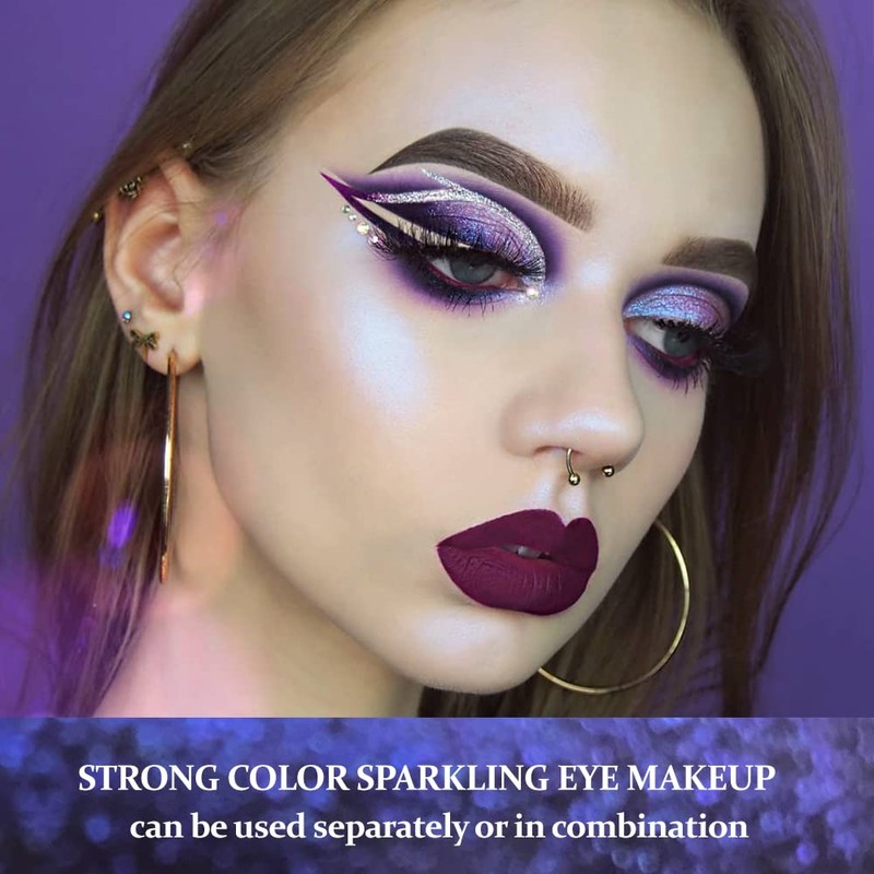 Afflano Mineral Eyeshadow Metallic Eyemazing Effect, Intense Colour Shifting Multichrome