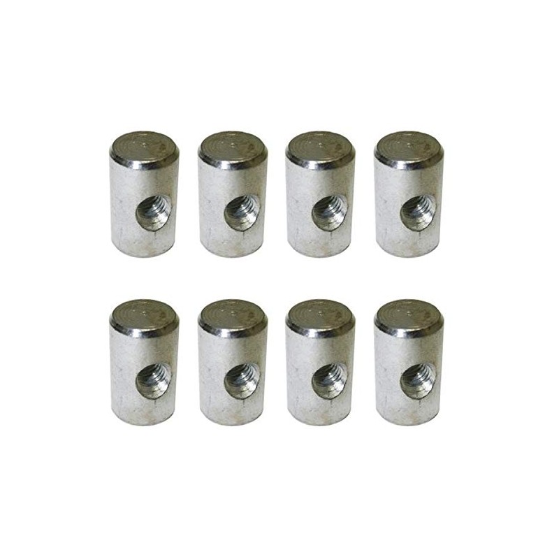 M8 Barrel Nuts Zinc Plated M8 x 14mm od x