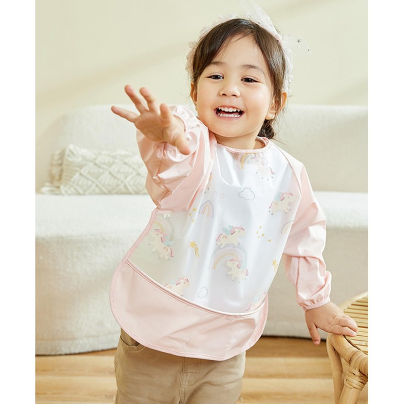 MINGYI Meal Apron, Meal Apron, Baby Long Sleeve, Magic Type,