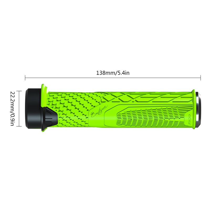 Shockproof Bike Handlebar Grips 22.2mm Bicycle Grips Non-Slip Soft Handlebar