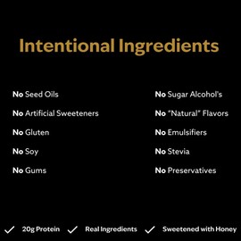 Jacob Jacob Bar, Protein Bars, Vanilla (9 Bars Total) - 20g Grass-Fed Protein, No Seed Oils, Nothing Artificial