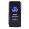 Mintice trade; 12V Car Blue LED Light Illuminated Rocker Switch