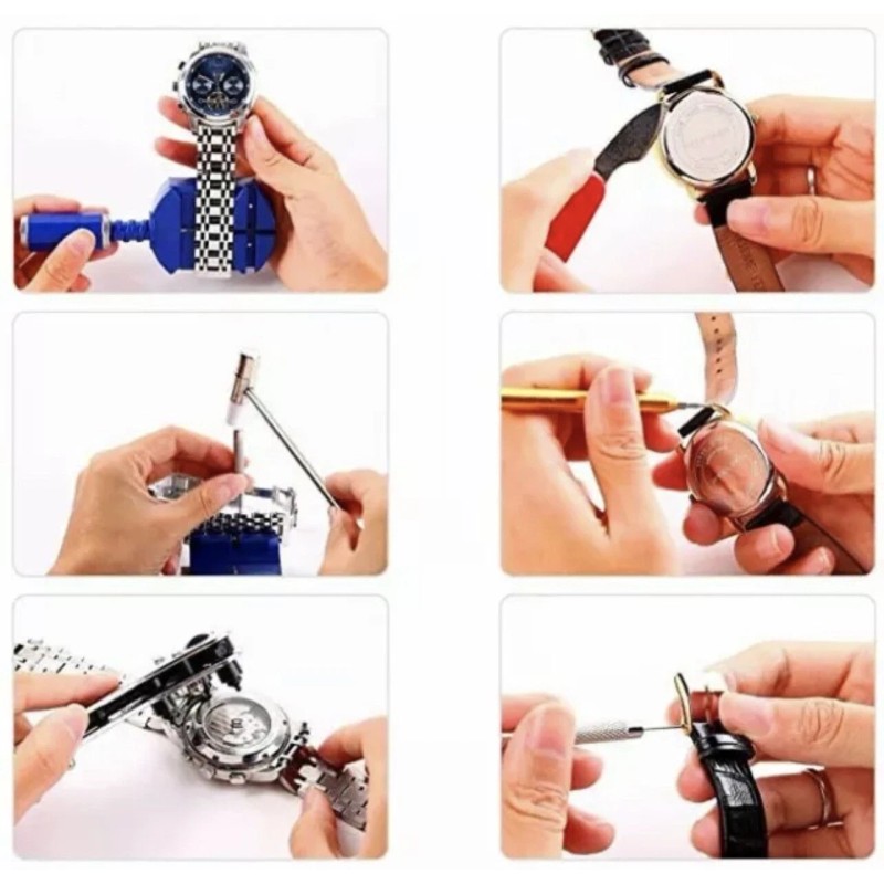 Kingsdun Watch Battery Repair Tool Kit Back Case Opener Upto