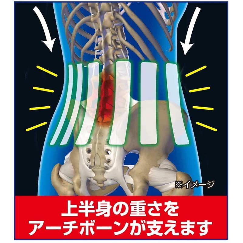 Cyprus Doctor Tour Lumbar Corset (M Size) 6 Arch Bones,