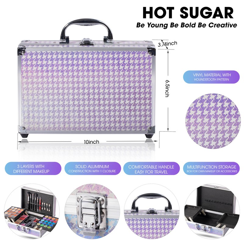 Hot Sugar Makeup Kit for Girls 10-12, Girls Makeup Set