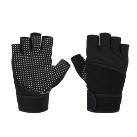 BOODUN Breathable Fitness Gloves Weight Lifting Gym Workout Training Wrist Strap(Red XL)