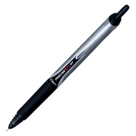 Pilot Precise V5 RT, 3 Pens With 4 Packs of Refills, Black Ink, 0.5mm X-Fine