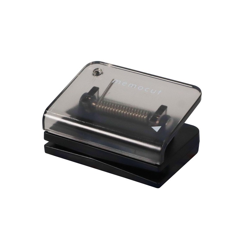 Kutsuwa Magnetic Clip, Paper Cutter, Memo Cutting Clip (Black)