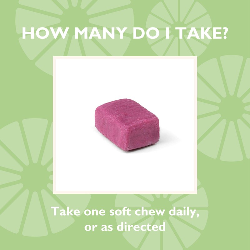 Celebrate Vitamins Bariatric 500mg Calcium Citrate Soft Chews with 500