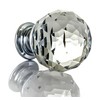 LIVIVO Pack of 10 Round Crystal Drawer Knobs with Chrome