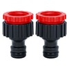 TOPWAYS 3/4 inch and 1/2 inch Hose Tap Connector, 2in1