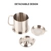 Grease Container 304 Stainless Steel Dustproof Large Capacity Fine Strainer