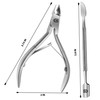 SENBACH Cuticle Trimmer with Cuticle Pusher, Cuticle Remover Cuticle Nipper