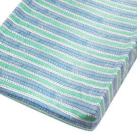 HonestBaby Organic Cotton Changing Pad Cover, Dots & Dashes, One Size