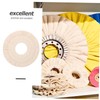 HEALLILY Buffing Wheel Cloth Replacement 5.91 Inch Non-Woven Wear-Resistant Polishing