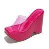 Cape Robbin Pinkki Platform Wedges - Wedges Heels for Women