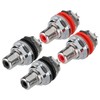 Monosaudio C401R 4Pcs RCA Socket Terminal Pure Copper Rhodium Plated