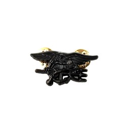 Reproduction US SEAL EAGLE ANCHOR TRIDENT MINI PIN small BADGE BLACK