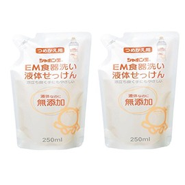 Shabondama EM Dishwashing Liquid Soap Refill 250ml x 2-Piece Set