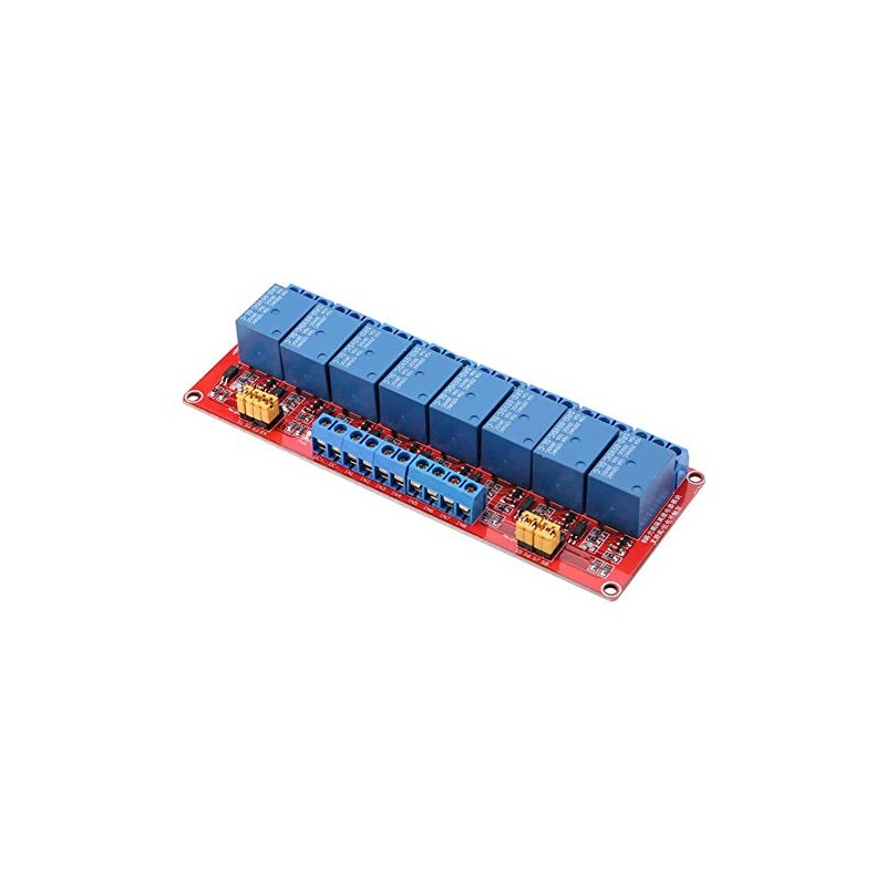 Keenso 8 Channel Optocoupler Relay Module, 5V/12V/24V 8 Channel Relay