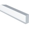 Acrylic Extruded Rectangular Bar, Clear, 72" x 1/4" x 3/8"