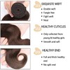 Dark Brown Bundle Color #4 Body Wave Human Hair Bundles