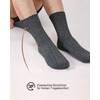 SukModen 4 Pairs Alpaca Socks Men Women Warm Wool Socks