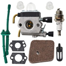 AISENPARTS C1Q-S97A Vergaser Ersatz für Stihl FS55 FS55R FS55RC KM55 HL45 KM55R FS38 Kraftstoffleitung Kit