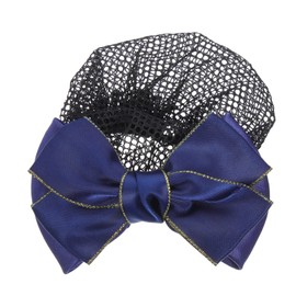 IWOWHERO Bowknot Hair Bun Net Cover for Women and Elegant Hair Accessory with Decorative Bow for Nurses Dancers Clerks and Formal Casual Wear